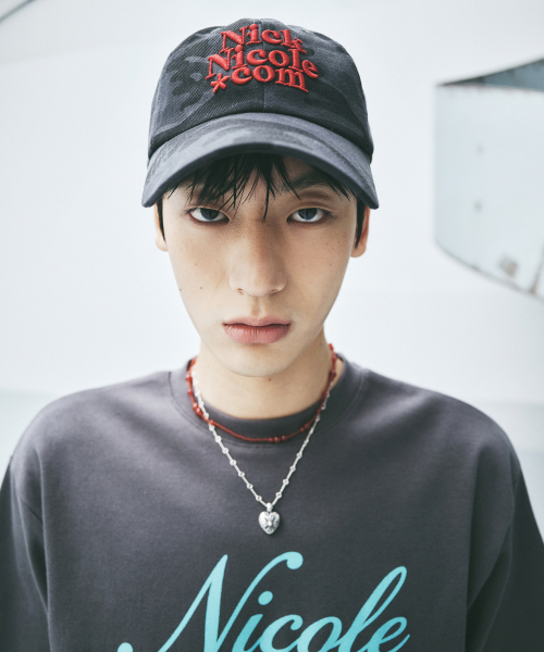 NN DOTCOM SIGNATURE BALL CAP_CAMO BLACK RED