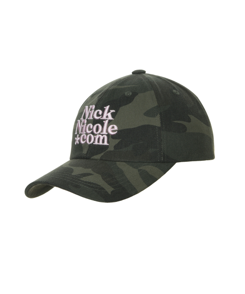 NN DOTCOM SIGNATURE BALL CAP_CAMO GREEN PINK