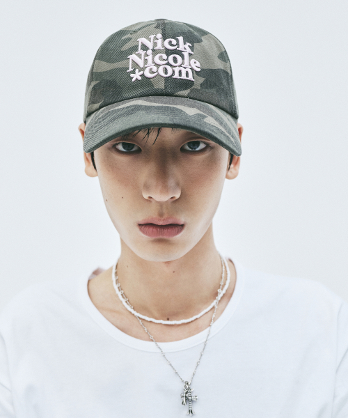 NN DOTCOM SIGNATURE BALL CAP_CAMO GREEN PINK