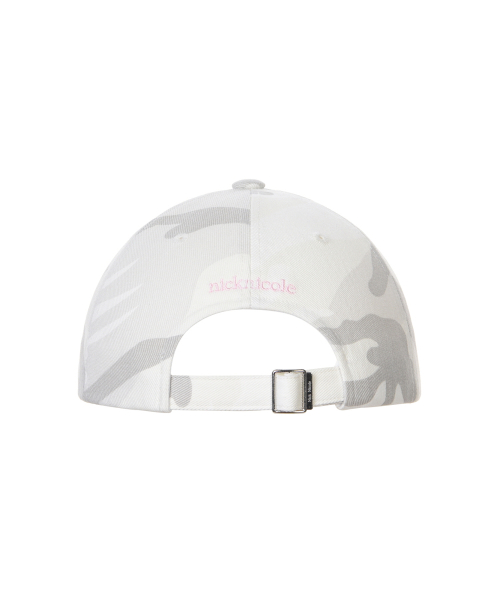 NN DOTCOM SIGNATURE BALL CAP_CAMO IVORY PINK