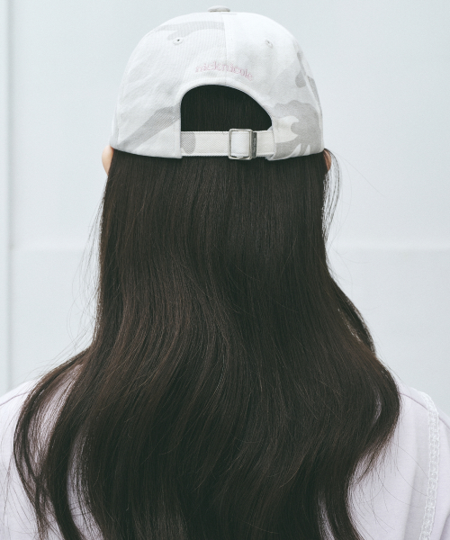 NN DOTCOM SIGNATURE BALL CAP_CAMO IVORY PINK