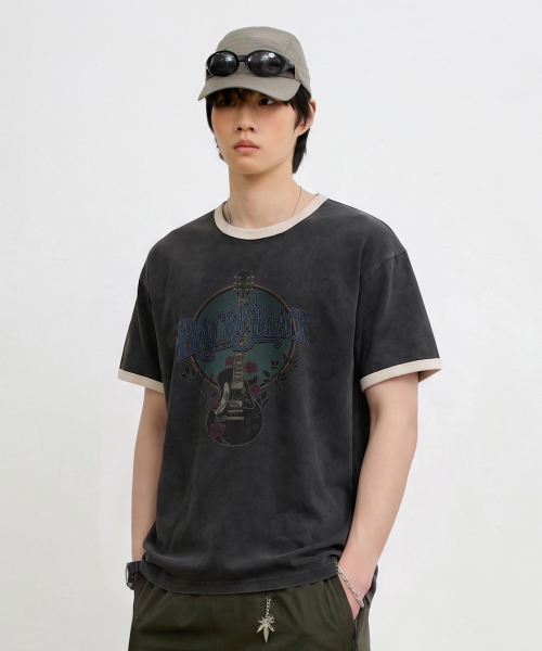 VTG PIGMENT ARTWORK RINGER T-SHIRT_TYPE 4