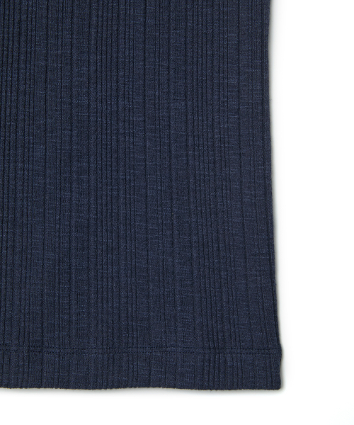 SQUARE CUT TANK (NAVY)