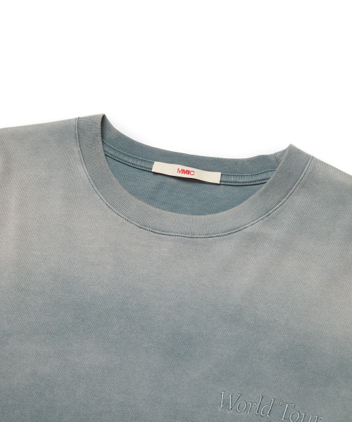 WORLD TOUR TEE (TEAL BLUE)