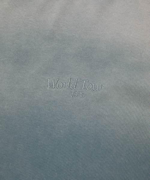 WORLD TOUR TEE (TEAL BLUE)