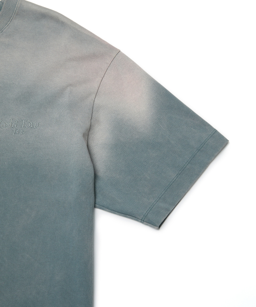WORLD TOUR TEE (TEAL BLUE)