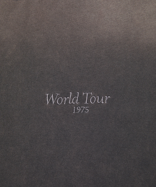 WORLD TOUR TEE (CHARCOAL)