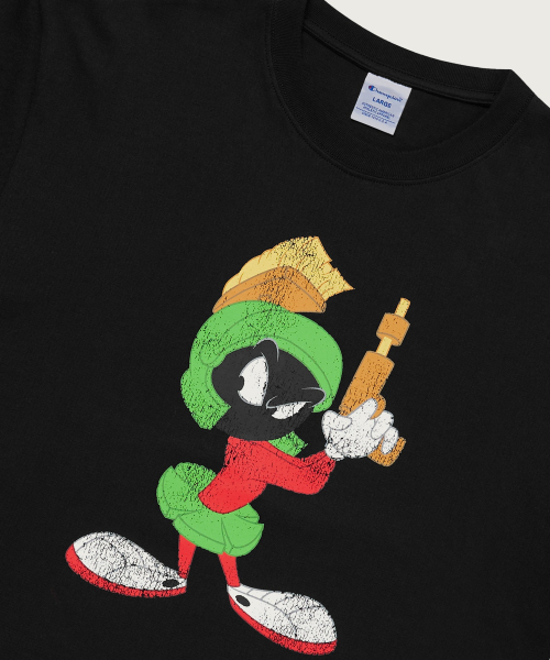 챔피온 X 루니툰즈 반팔 티셔츠 마빈 Black