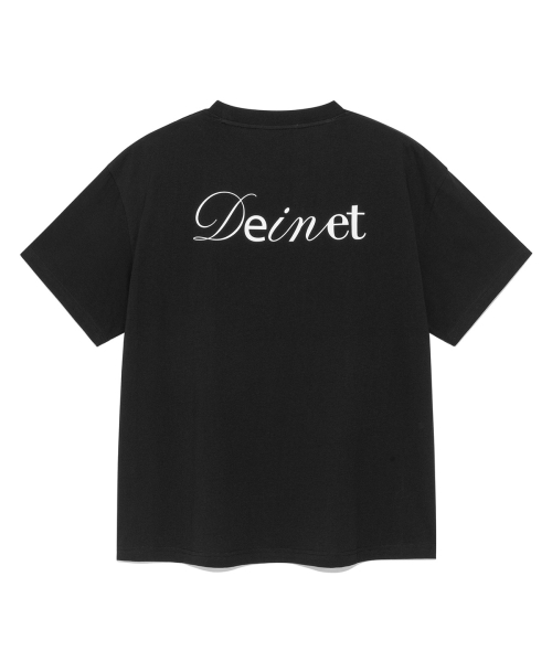 [YOON SOAP X DEINET] OVERSIZE T-SHIRT IN BLACK