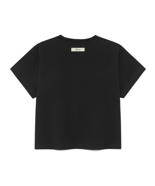 [YOON SOAP X DEINET] SLIM T-SHIRT IN BLACK