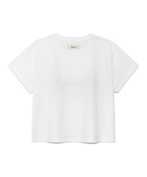 [YOON SOAP X DEINET] SLIM T-SHIRT IN WHITE