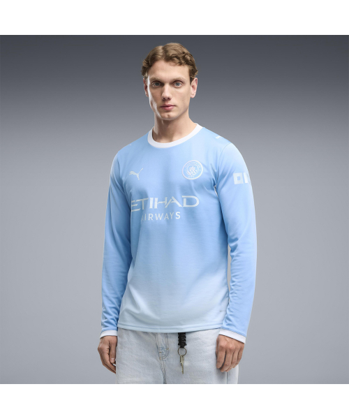 MCFC Home Jersey Replica LS