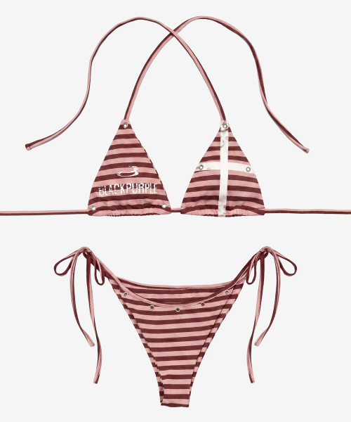 Offgrid Stripe Bikini_Pink