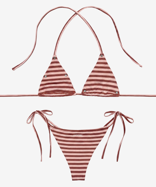 Offgrid Stripe Bikini_Pink