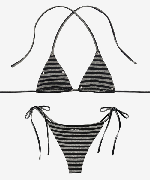 Offgrid Stripe Bikini_Gray