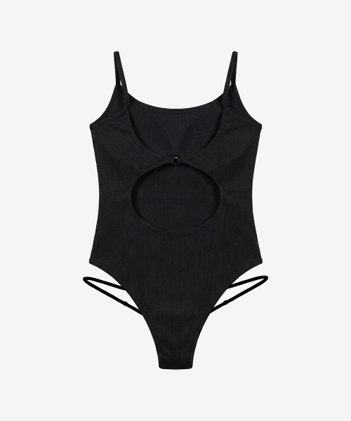 Cutout Body Suit_Black