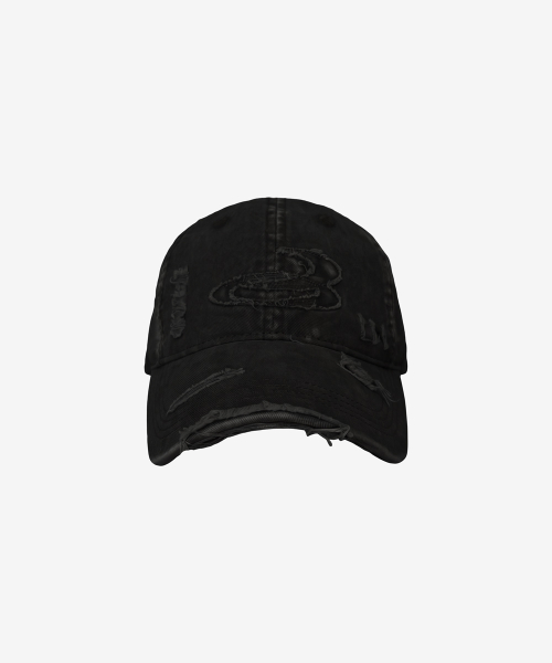 Offcut Distress Cap_Black