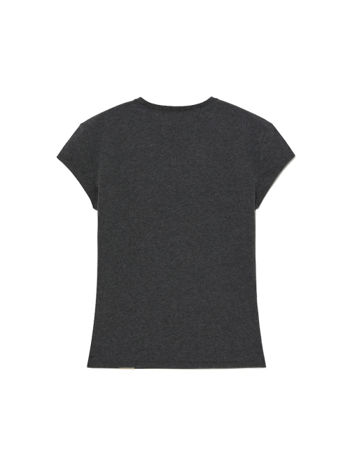 G SLIM TEE (CHARCOAL)