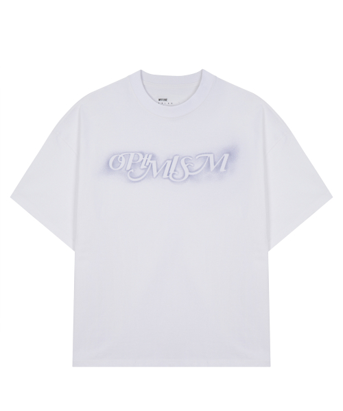 OPTIMISM OVERSIZED T-SHIRT / WHITE