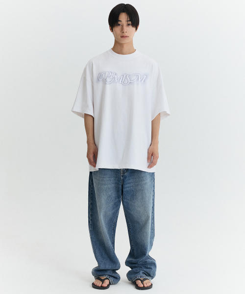 OPTIMISM OVERSIZED T-SHIRT / WHITE