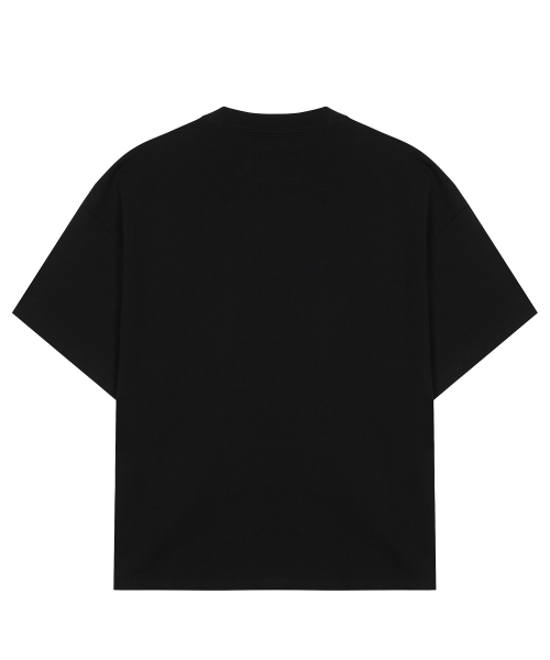 OPTIMISM OVERSIZED T-SHIRT / BLACK
