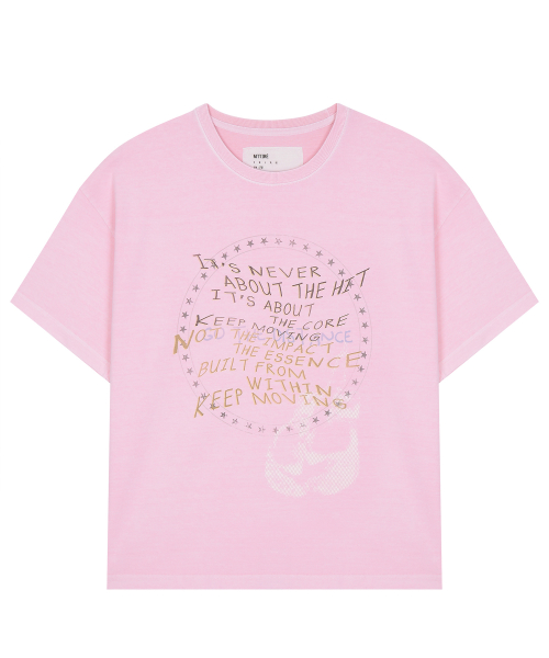 ROCKYSTAR VINTAGE OVERSIZED T-SHIRT / PINK
