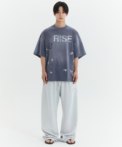 RISE VINTAGE OVERSIZED T-SHIRT / PURPLE