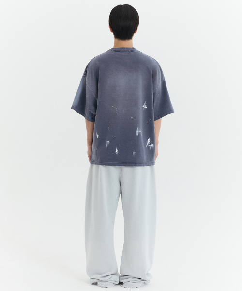 RISE VINTAGE OVERSIZED T-SHIRT / PURPLE