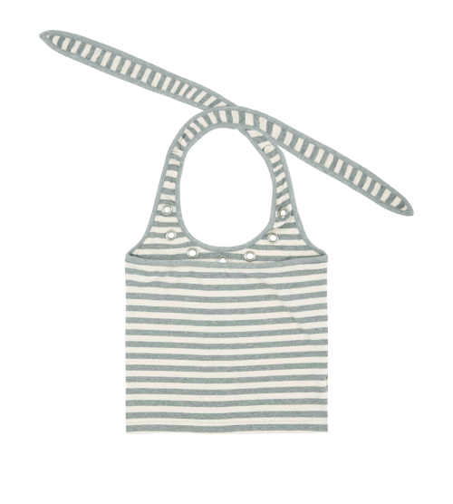 Striped Eyelet halterneck sleeveless (Gray)