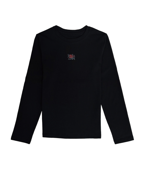 Butterfly Graphic Long Sleeve (Black)