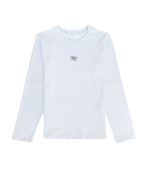 Butterfly Graphic Long Sleeve (SkyBlue)