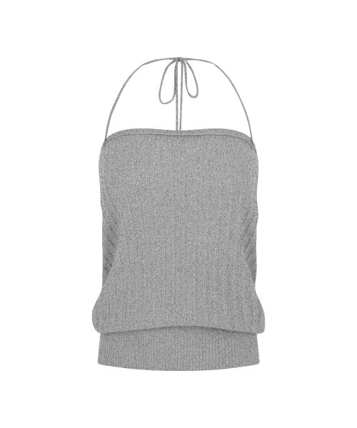 STRING HALTER TOP IN TENCEL