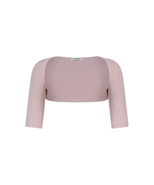 HALF SLEEVE CARDIGAN IN MODAL COTTON (2COLORS)