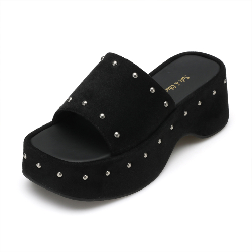 카이 스터드 슬리퍼 412623004 (6cm)