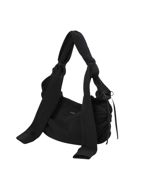 Hannah sweat shirt cross bag BLACK