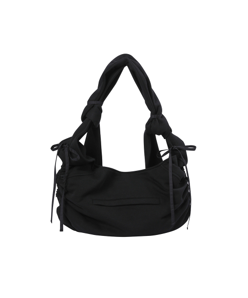 Hannah sweat shirt cross bag BLACK