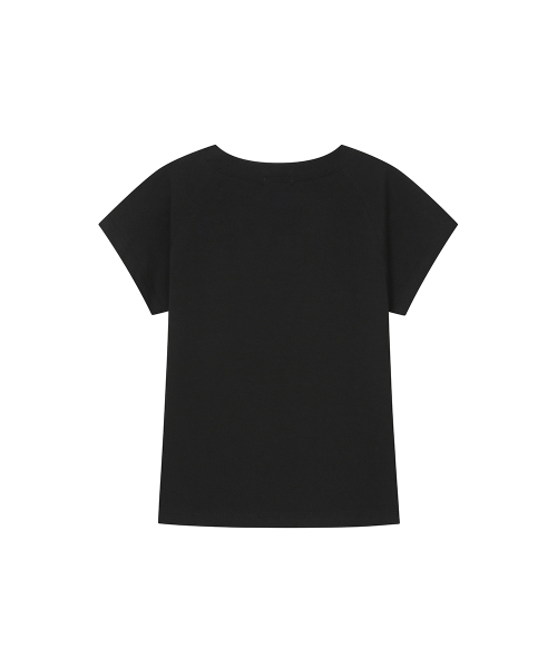 Hannah fairy raglan short sleeve BLACK
