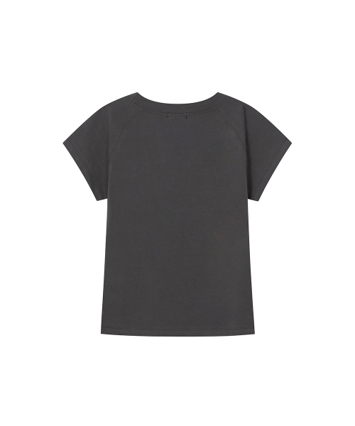 Hannah fairy raglan short sleeve CHARCOAL