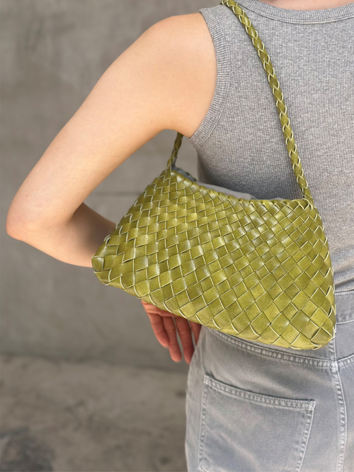 로우 위브백 LOWE WEAVE BAG -Olive