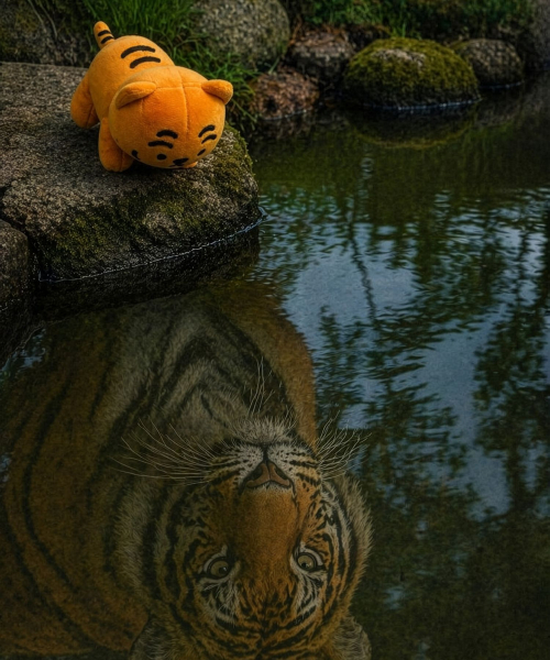 위풍당당 뚱랑이 인형 키링