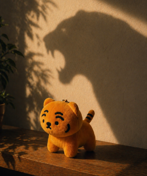 위풍당당 뚱랑이 인형 키링