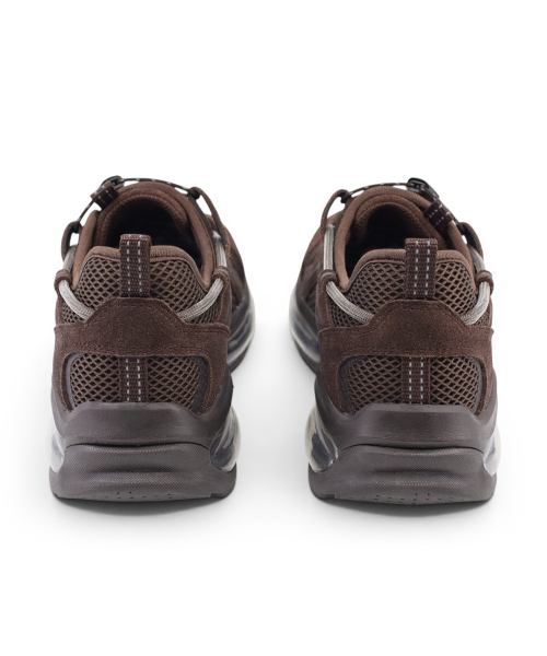 Songe Songe X Yase Offset Quick Racer AirSole Sneakers Mocha
