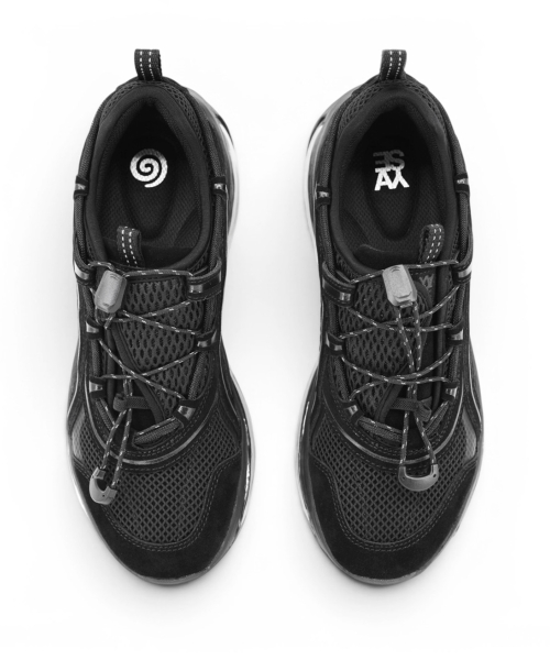 Songe Songe X Yase Offset Quick Racer Airsole Sneakers Black