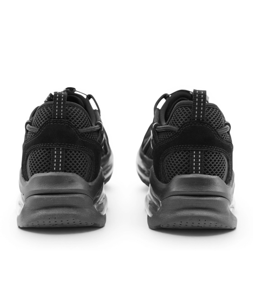 Songe Songe X Yase Offset Quick Racer Airsole Sneakers Black
