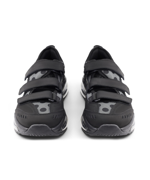 Songe Songe X Yase 3-Strap Airsole Mary Jane Dot Grey