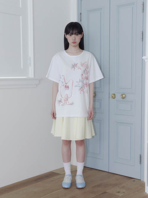 CRAYON FRUIT T-SHIRT (APPLE WHITE)