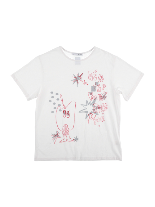 CRAYON FRUIT T-SHIRT (APPLE WHITE)