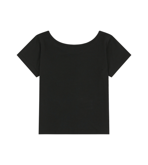 Stud Short Tee (Black)