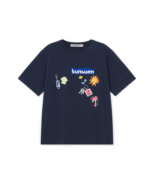 CITY MAGNET OVERFIT T-SHIRT, NAVY