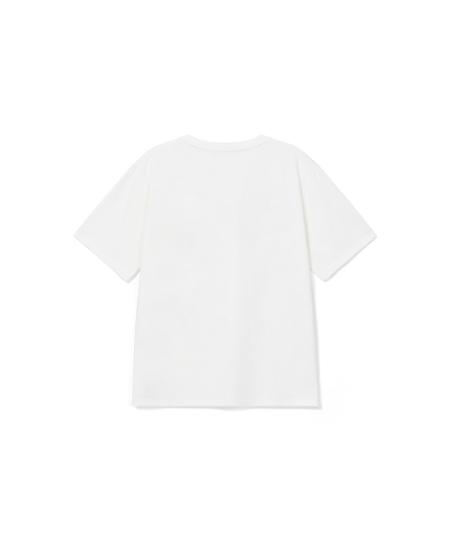 CITY MAGNET OVERFIT T-SHIRT, WHITE